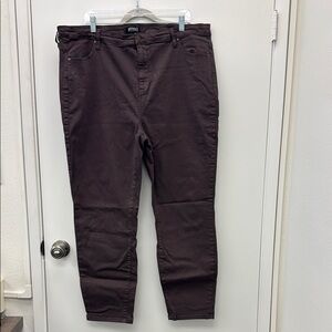 Buffalo David Bitton Size 20 Dark Brown Hi-Rise Skinny Jeans
